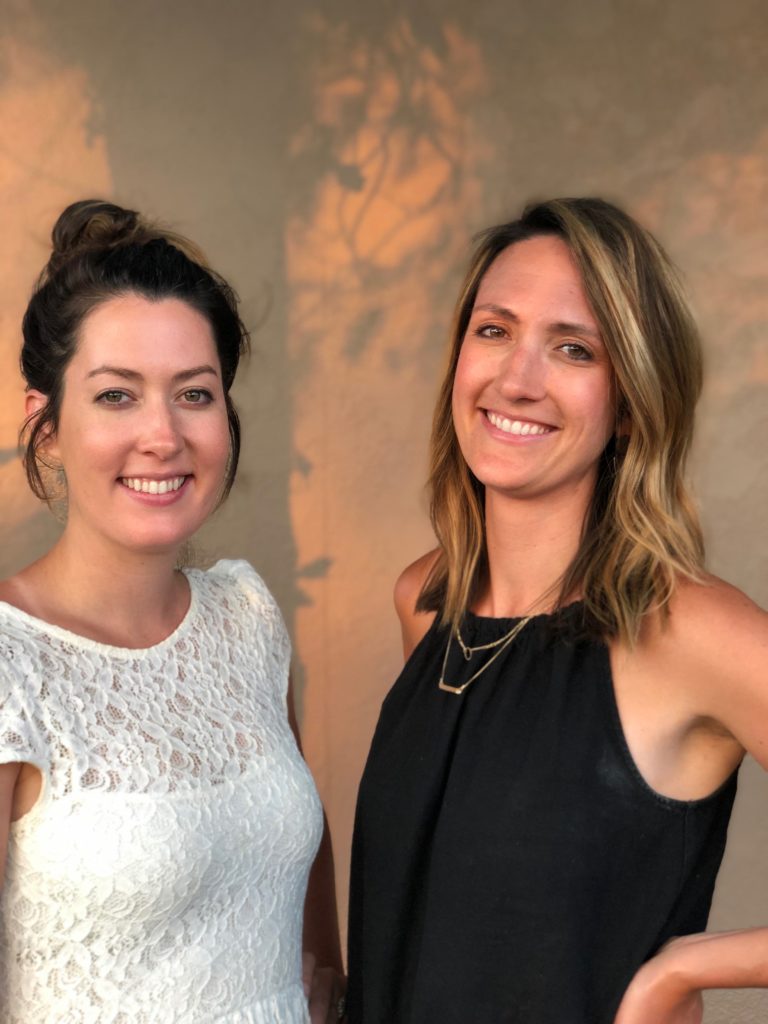 Picture of two sisters, Monique Harby and Morgan Points.