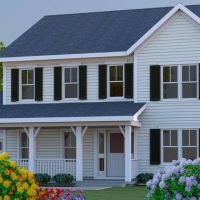 Scott Turner - White Traditional Home Design