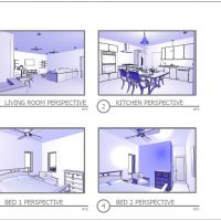 Layout of perspective views.